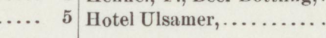 The line reading Hotel Ulsamer in the 1890 atlas index