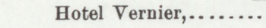 The line reading Hotel Vernier in the 1901 atlas index