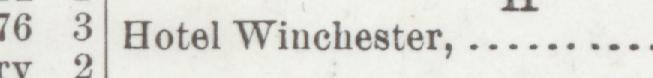 The line reading Hotel Winchester in the 1899 atlas index