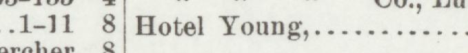 The line reading Hotel Young in the 1896 atlas index