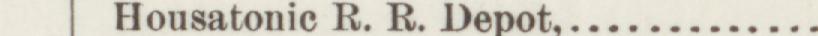 The line reading Housatonic R. R. Depot in the 1889 atlas index