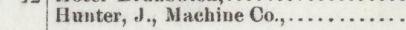 The line reading Hunter, J., Machine Co in the 1892 atlas index