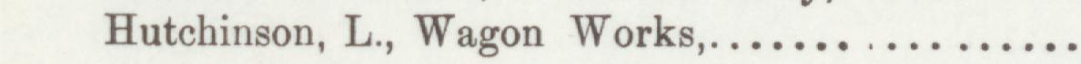 The index line reading Hutchinson, L., Wagon Works in the 1896 atlas