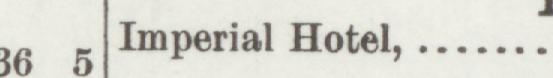 The line reading Imperial Hotel in the 1896 atlas index
