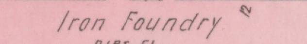 The line reading Iron Foundry in the 1904 atlas index