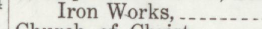 The line reading Iron Works in the 1911 atlas index