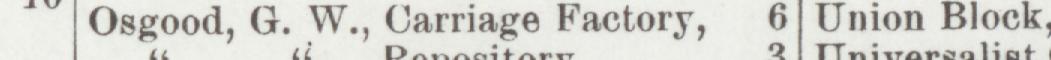 The line reading Isgood, G. W., Carriage Factors in the 1899 atlas index