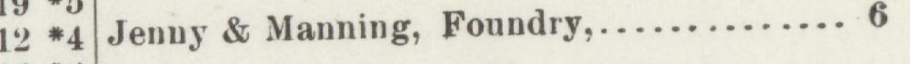 The line reading Jenny & Manning, Foundry in the 1895 atlas index