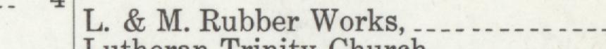 The line reading L.&M.Rubber Works in the 1911 atlas index