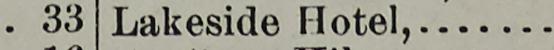 The line reading Lakeside Hotel in the 1893 atlas index