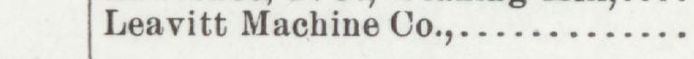 The line reading Leavitt Machine Co in the 1905 atlas index