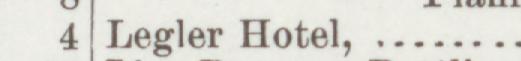 The line reading Legler Hotel in the 1892 atlas index