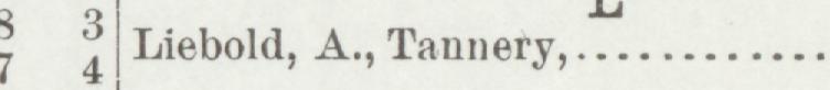 The line reading Liebold, A., Tannery in the 1897 atlas index