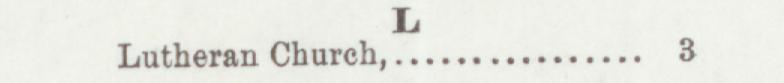 The line reading Lutheran Church in the 1900 atlas index