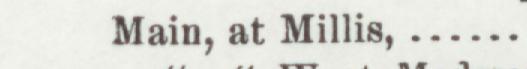 The index line reading Main, at Millis in the 1903 atlas