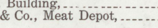 The line reading Meat Depot in the 1918 atlas index