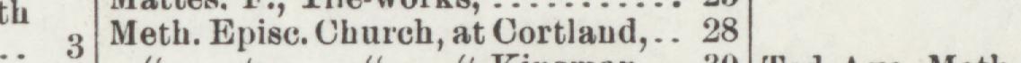 The line reading Meth. Episc. Church, at Cortland in the 1902 atlas index