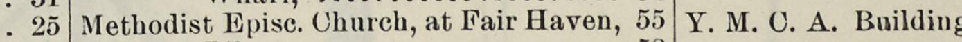 The line reading Methodist Episc. Church, at Fair Haven in the 1893 atlas index