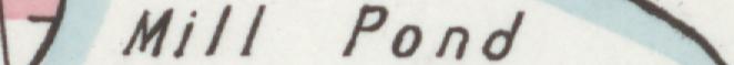 The index line reading Mill Pond in the 1910 atlas