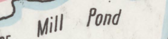 The line reading Mill Pond in the 1916 atlas index