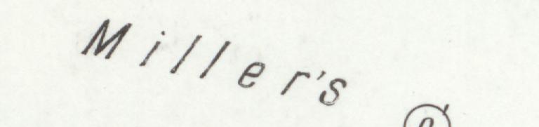 The line reading Mille r's in the 1915 atlas index