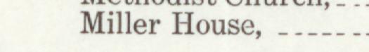 The line reading Miller House in the 1912 atlas index