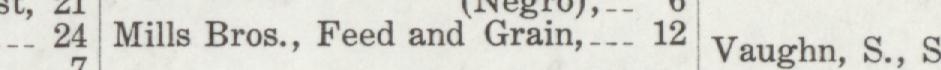 The line reading Mills Bros., Feed and Grain in the 1910 atlas index