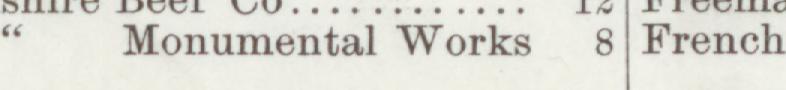 The index line reading Monumental Works in the 1901 atlas