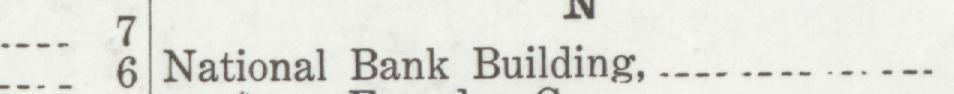 The line reading National Bank Building in the 1919 atlas index