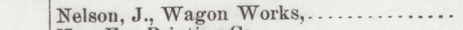 The line reading Nelson, J., Wagon Works in the 1891 atlas index
