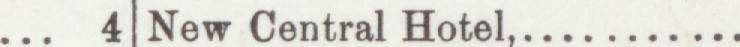 The line reading New Central Hotel in the 1899 atlas index