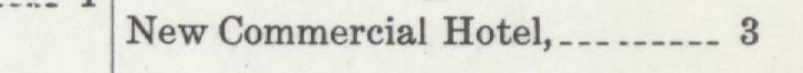 The line reading New Commereial Hotel in the 1912 atlas index