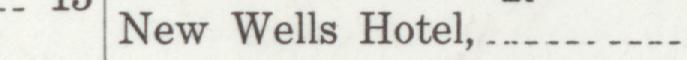 The line reading New Wells Hotel in the 1911 atlas index