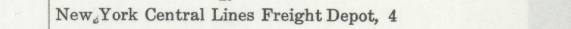 The line reading New York Central Lines Freight Depot, 4 in the 1920 atlas index