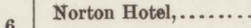 The index line reading Norton Hotel in the 1889 atlas
