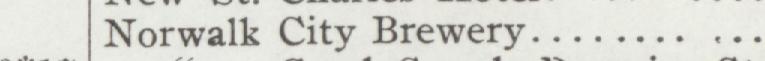 The line reading Norwalk City Brewery in the 1906 atlas index