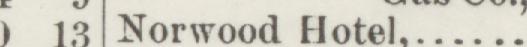 The line reading Norwood Hotel in the 1889 atlas index