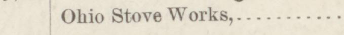 The line reading Ohio Stove Works in the 1884 atlas index