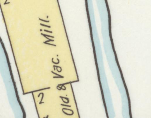 The line reading Old& Vac. Mill in the 1898 atlas index