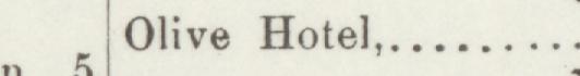 The index line reading Olive Hotel in the 1896 atlas