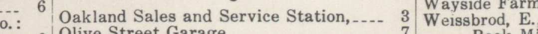 The line reading Onkland Sales and Service Station in the 1948 atlas index
