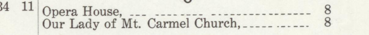 The line reading Our la dy ot it. Carmel Church in the 1912 atlas index