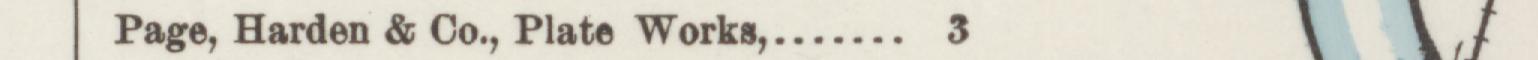 The line reading Page, Harden & Co., Plate Works, 3 in the 1889 atlas index