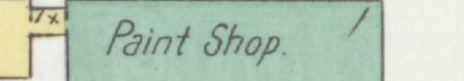 The line reading Paint Shop in the 1901 atlas index