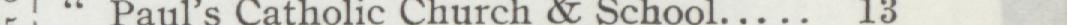 The line reading Panl's Catholic Church C School in the 1906 atlas index