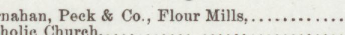 The line reading Peck & Co., Flour Mills in the 1893 atlas index