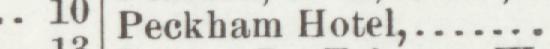 The index line reading Peckham Hotel in the 1898 atlas