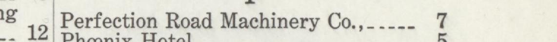 The line reading Perfection Road Machinery Co in the 1913 atlas index