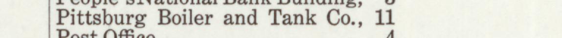 The line reading Pittsburg Boiler and Tank Co in the 1915 atlas index