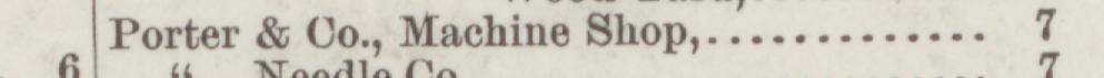 The line reading Porter & Co., Machine Shop in the 1889 atlas index